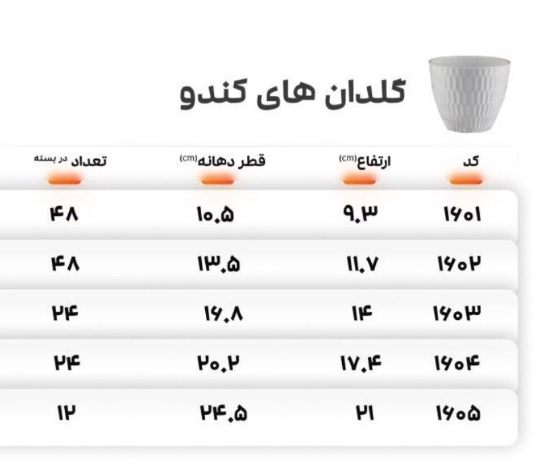 گلدان کندو 1605